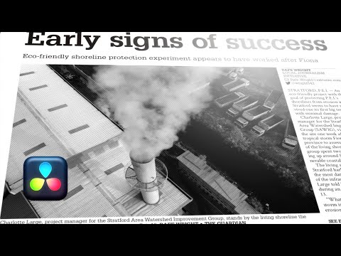 Video to Newspaper Effect - Davinci Resolve 18 Tutorial