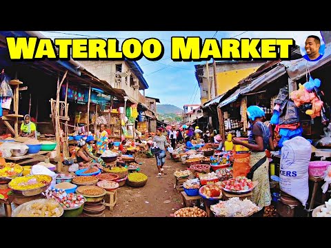 THE BIGGEST MARKET HUB Between Freetown And The Provinces 🇸🇱 Vlog 2022 - Explore With Triple-A