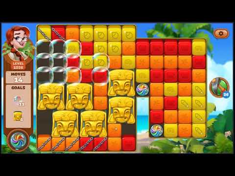 Lost Island Blast Adventure Level 1556 - NO BOOSTERS 🏝️ | SKILLGAMING ✔️