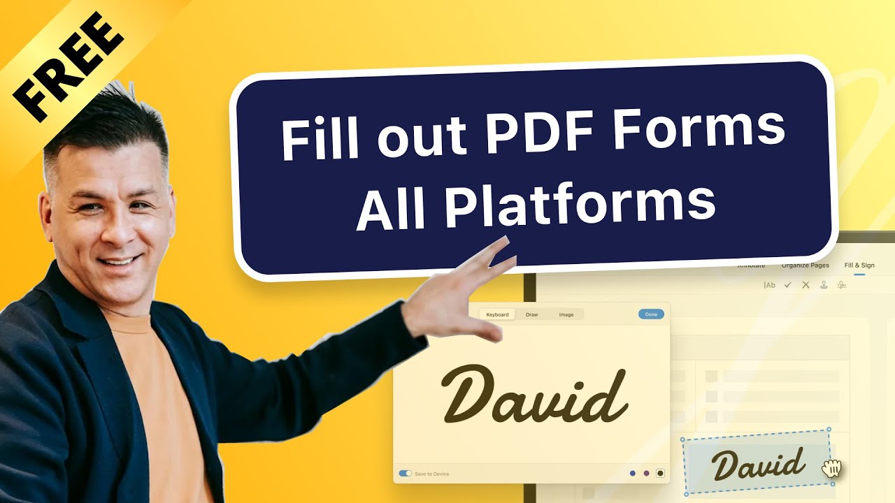 How to Fill out PDF Forms for FREE on Any Device