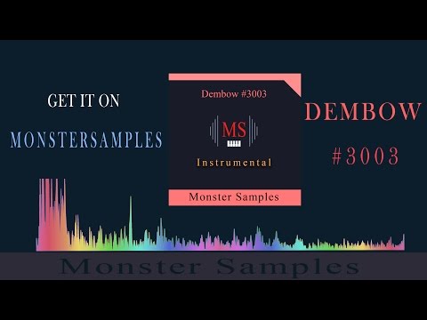 Instrumental MonsterSamples Dembow Beat #3003