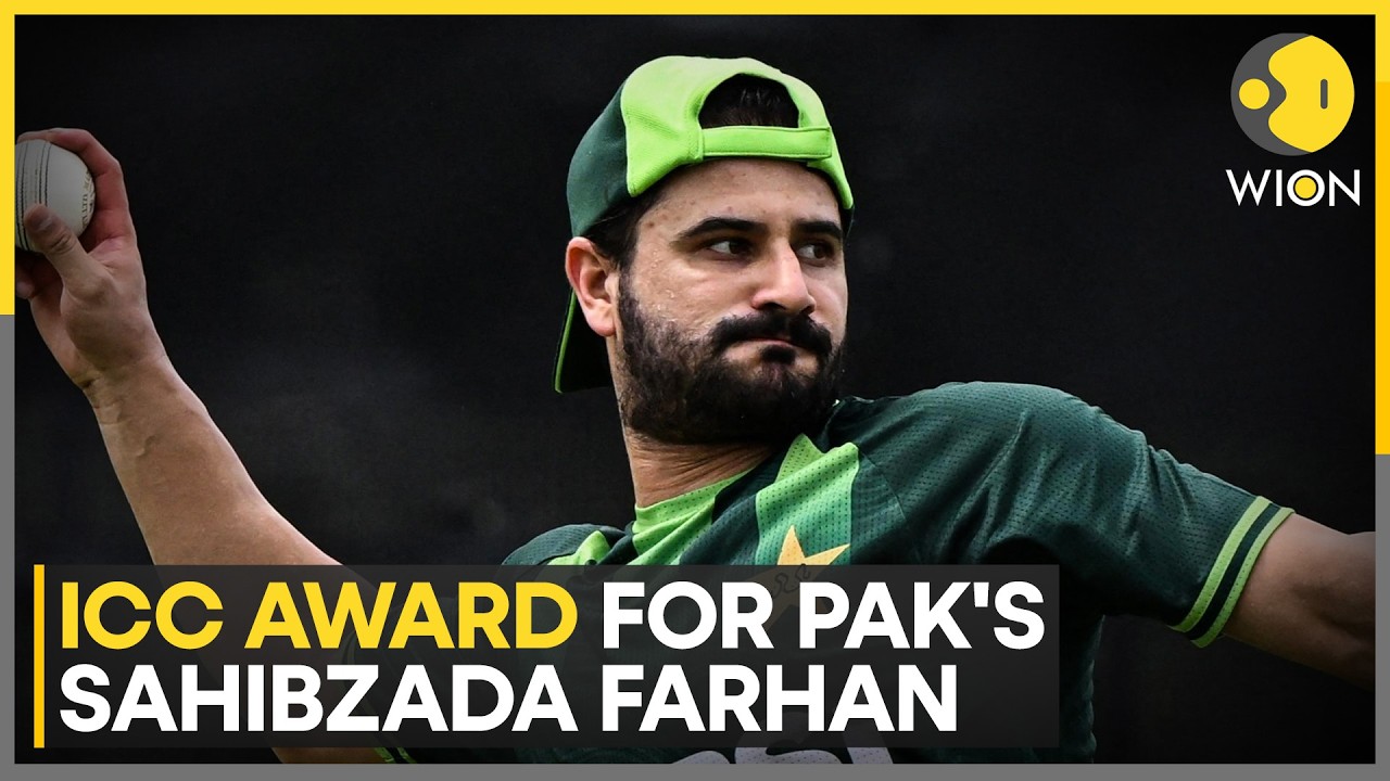 ICC Names Sahibzada Farhan as Player of the Month For February | WION News