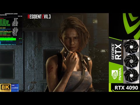 Resident Evil 3 Remake Ultra Settings 8K | RTX 4090 | i9 12900K 5.3GHz