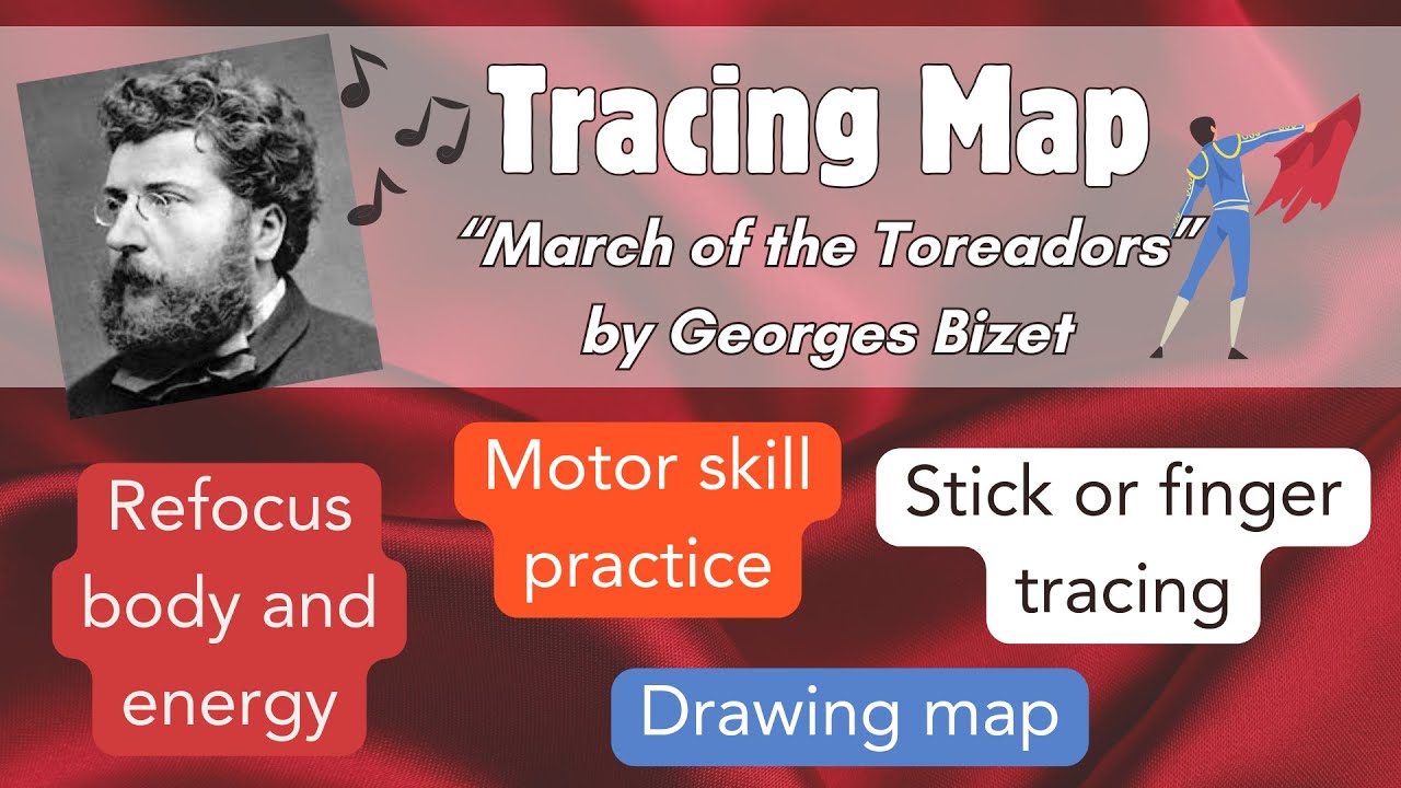 Musical Tracing Map - Bizet March of the Toreadors Song Map