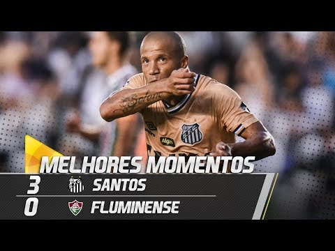 Santos 3 x 0 Fluminense | MELHORES MOMENTOS | Brasileirão (27/10/18)