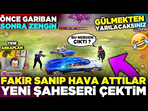 BENİ FAKİR SANIP ARABASIYLA HAVA ATAN ADAMLARA - YENİ BUGATTİ ŞAHESER ÇEKTİM - RASTGELE TAKIM TROL