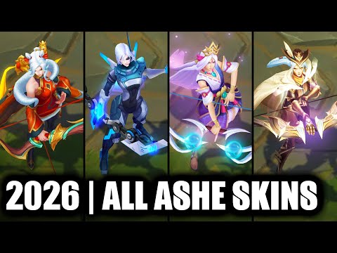 ALL ASHE SKINS SPOTLIGHT 2026 | League of Legends