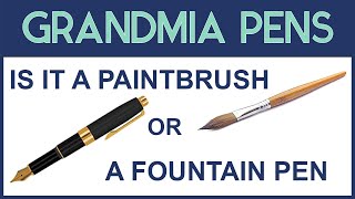 IS IT A PAINTBRUSH OR A FOUNTAIN PEN