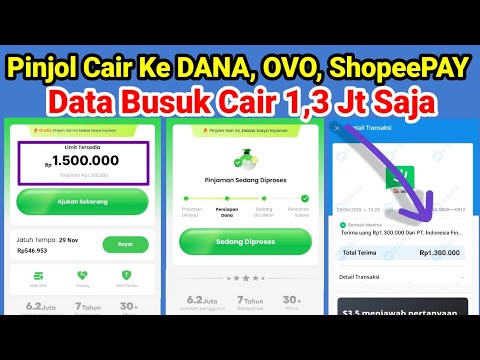 Pinjol Mudah Cair 2025 Ke DANA | Data Busuk Tetap Cair 1,3 juta