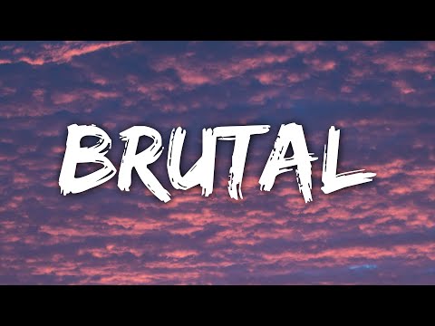 Olivia Rodrigo - brutal (Lyrics)