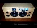 Homemade portable bluetooth boombox 