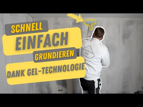 Grundieren mit GEL-Technologie / OHNE TROPFEN OHNE SPRITZEN