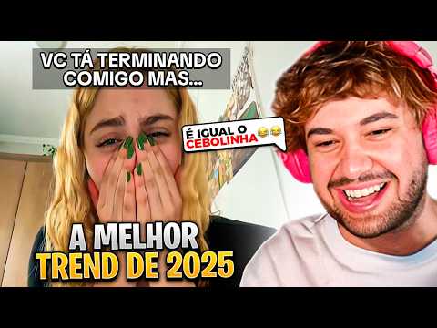 REAGINDO A TREND MAIS ENGRAÇADA DE 2025! (FIZ MINHA VERSÃO)