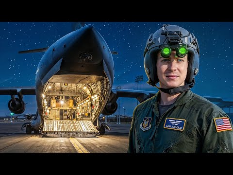 The Most Insane Flight On The C-17 Globemaster (At Night)