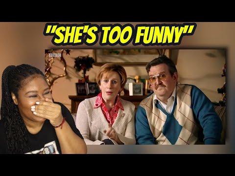 American Reacts| The Catherine Tate Show - Couple's Christmas Dinner Ruined
