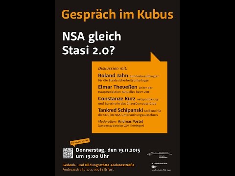 Gespräch im Kubus - NSA gleich Stasi 2.0?