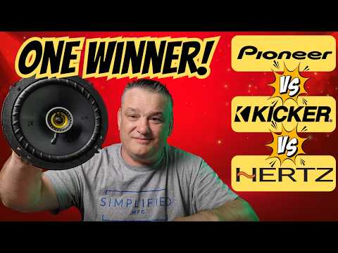 Which 6.5 Inch Speaker Is Best? Hertz vs Pioneer vs Kicker Showdown!