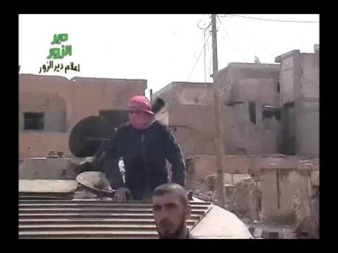 حوار مع عناصر كتيبة العباس وتوجيهيهم كلمة الى النظام من على أبواب مدينة دير الزور