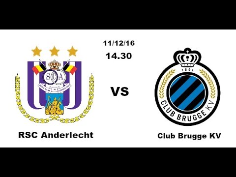 RSC Anderlecht vs Club Brugge 11/12/16 Pro League speeldag 18 samenvatting
