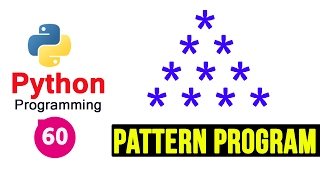 Python Pattern Programs - Printing Stars '*' in Pyramid Shape