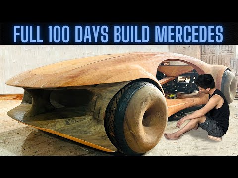 Mercedes Concept Car Made of Wood