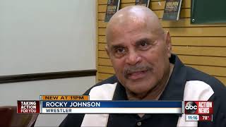 Rocky Johnson speaks on his rise to wrestling stardom and his son Dwayne 'The Rock' Johnson