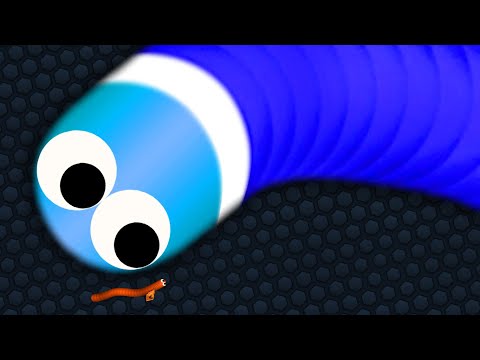 Slither.io Troll Tiny Snake vs Giant Noob Snakes - Epic Slitherio Gameplay