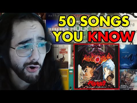 Redshell reacts to the 50 Most Recognizable Songs