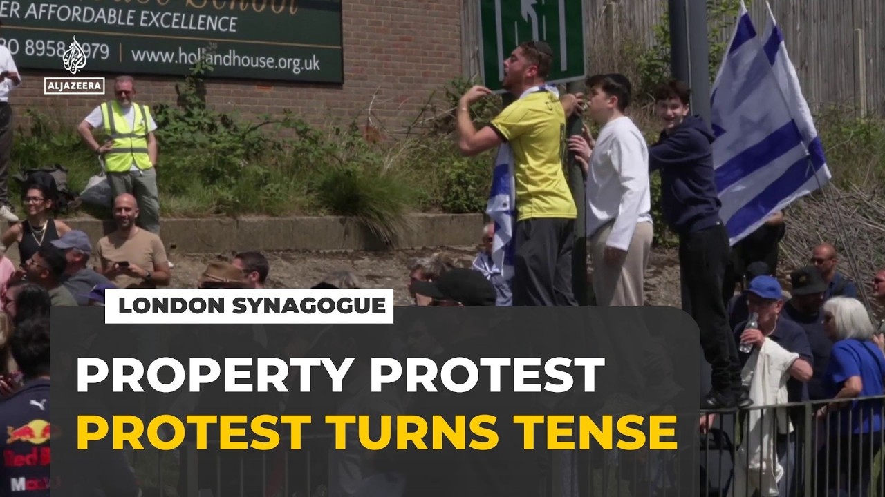 Protests Erupt at Israeli Real Estate Event in London Synagogue