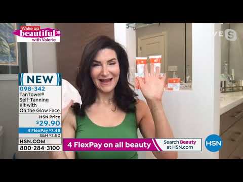 TanTowel Classic Self Tanning Kit with On the Glow Face