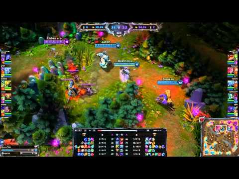 AKALI 1v5 PENTAKILL - LEAGUE OF LEGENDS