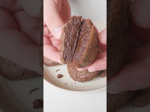 Nutella Cookies With only 3 Ingredients 😋🍫