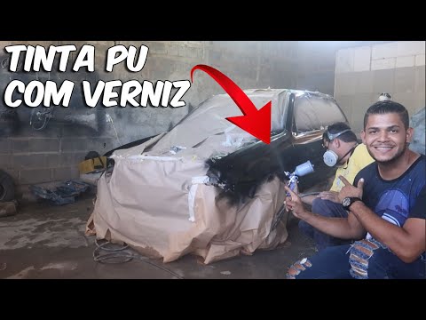 TINTA PU na PARATI COM 2 DEMÃO de VERNIZ - PINTURA EM UM DIA?!