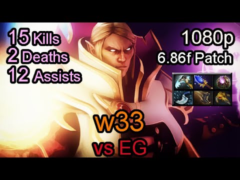 Secret w33 Invoker vs EG Shanghai Major