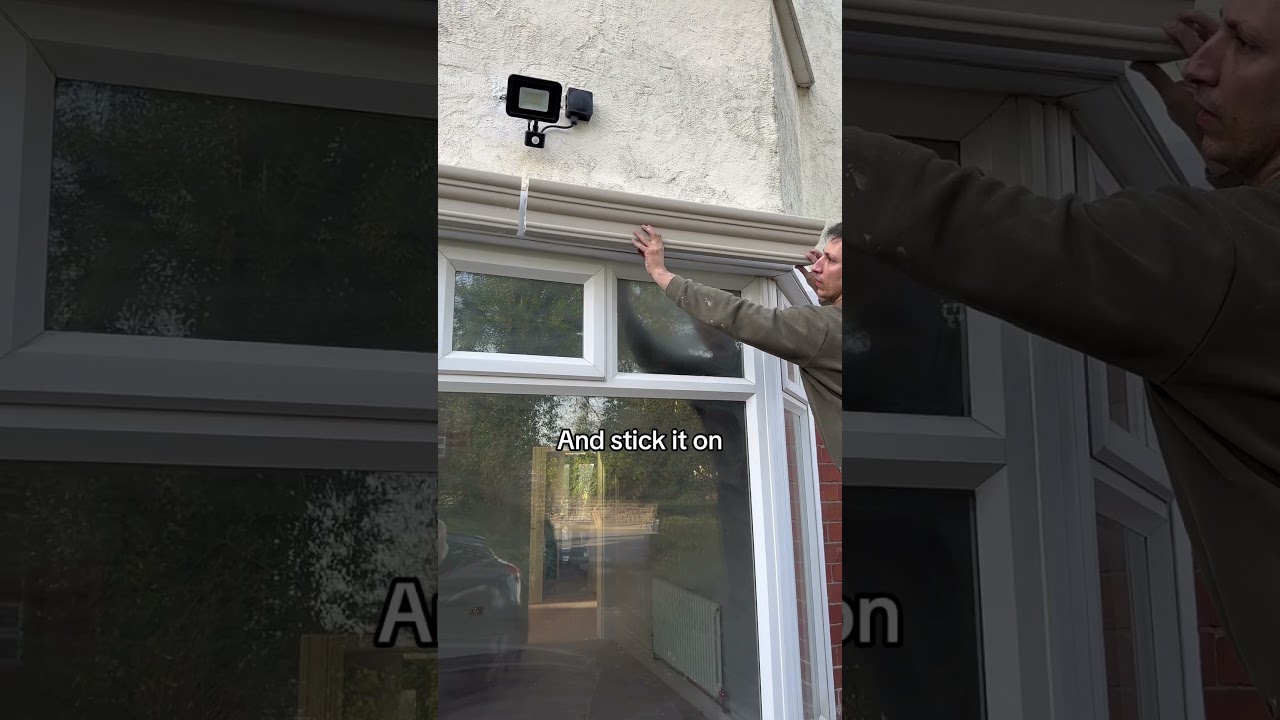 How to decorate your house exterior with window cornice from Homemerce