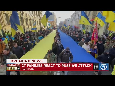 VIDEO: CT families react to Russia's attack on Ukraine