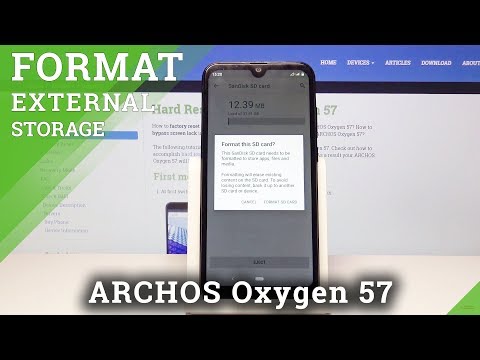 How to Repair Memory Card in ARCHOS Oxygen 57 - Format SD Card