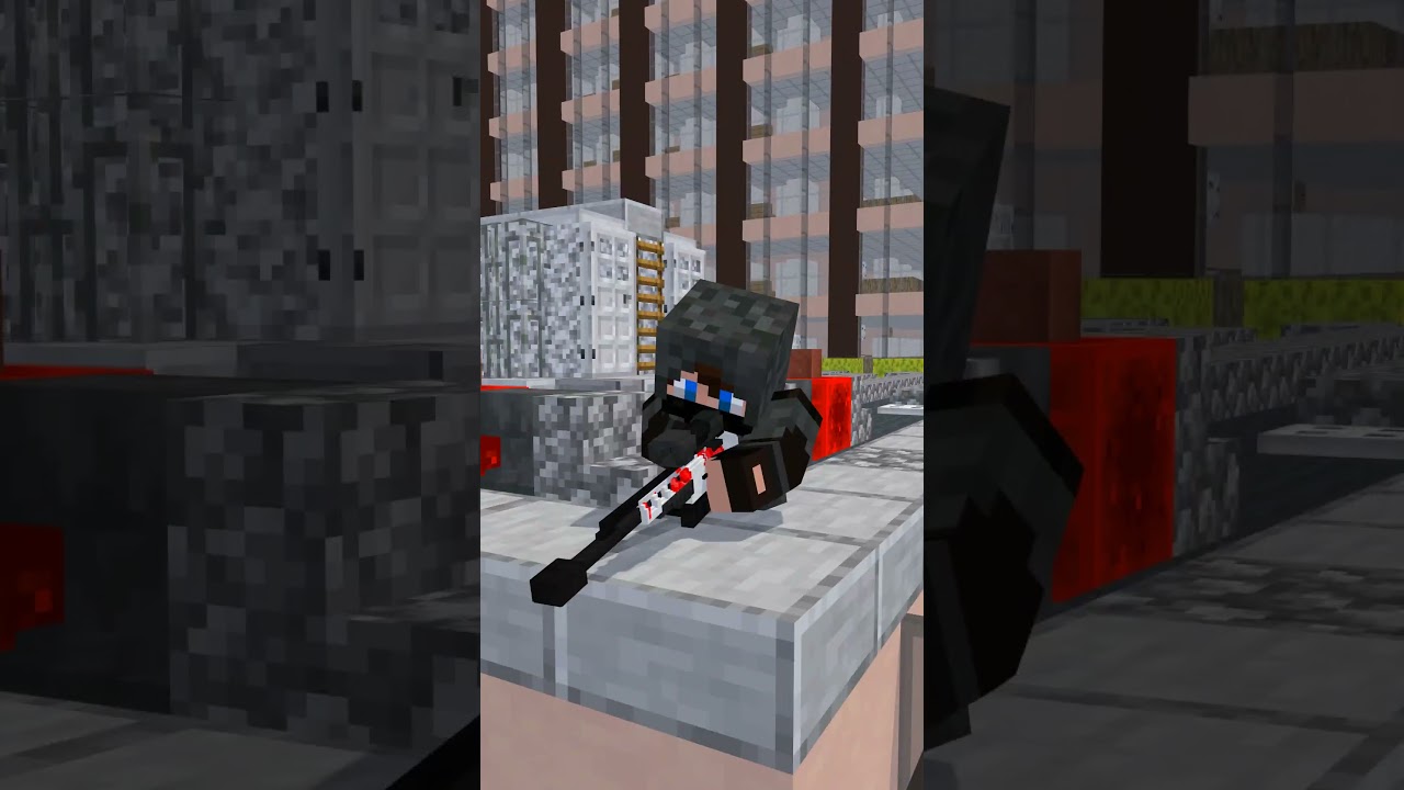 JJ was caught off guard at the end 💀 - Maizen Minecraft Animation #maizen #minecraft #shorts