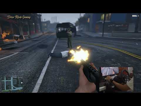 GTA V  Police Missions with Logitech G 920 Steering Wheel - Manual Transmission & Realistic Driving!