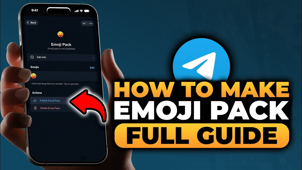 How To Make Emoji Pack Telegram (FAST & EASY) | 100% WORKS | NO Yapping, To The Point!