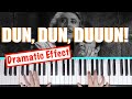 How to play DUN, DUN, DUUUN! Shock Horror on Piano [Dramatic effect]
