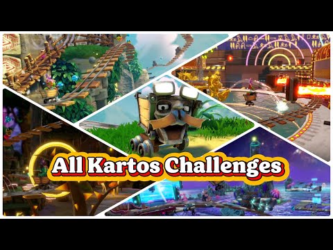 Yooka-Replaylee – All Kartos Challenges (Minecart Rides & Rewards | 100% Walkthrough)