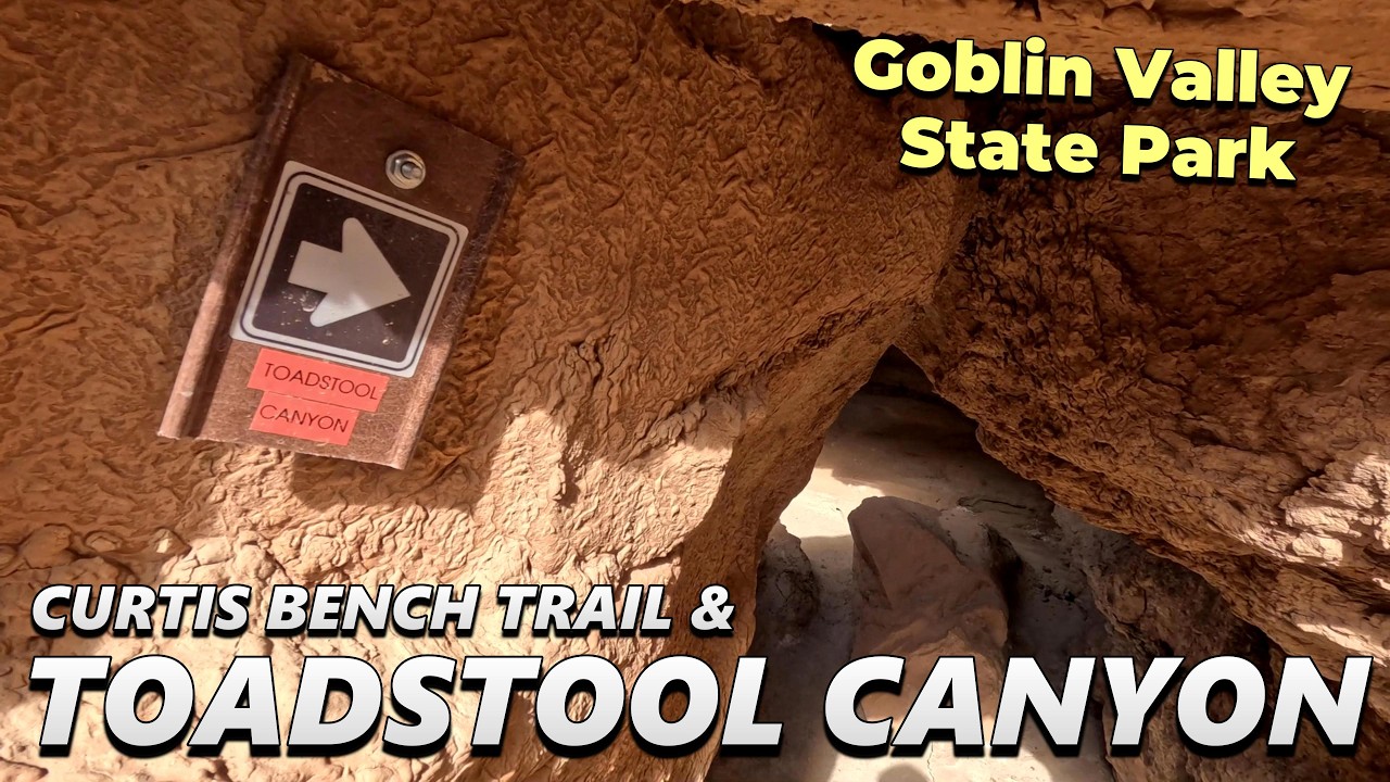 Not on the Map! Curtis Bench Trail & Toadstool Canyon Loop [Goblin Valley State Park]
