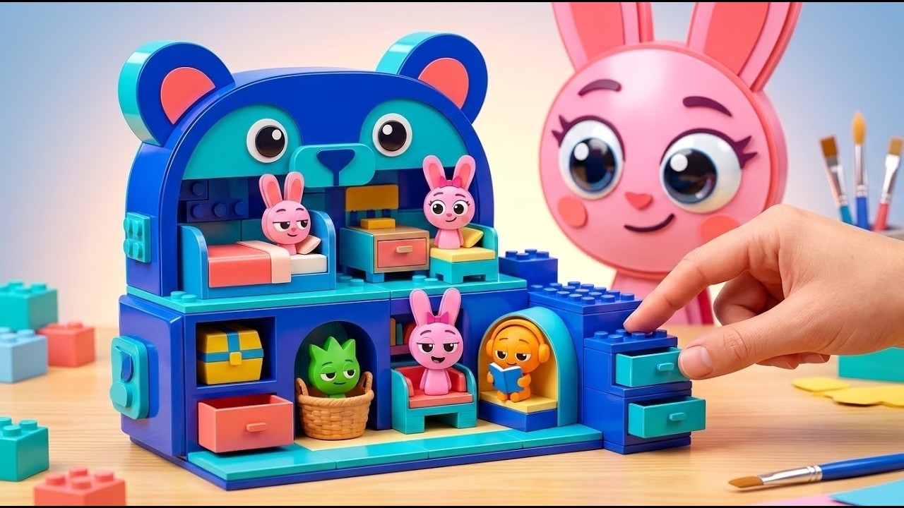 Eu sou Pinki e estou grávida! 🤰Ajude-me a construir um berçário de papelão para o pequeno Sprunki!