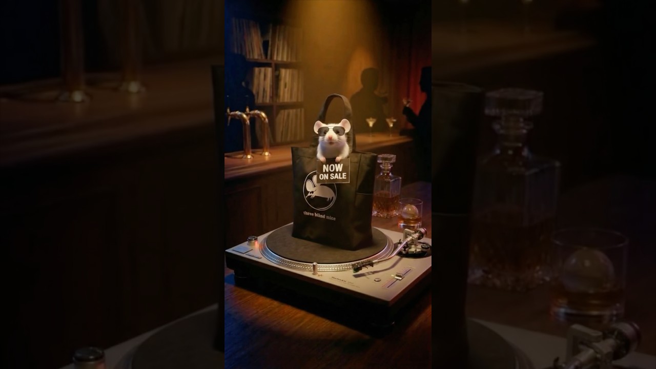 “three blind mice”オフィシャル・グッズ登場!（オリジナルトート）