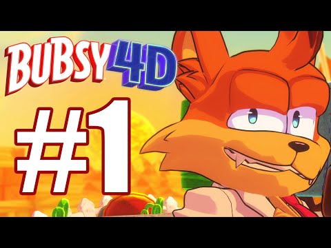 Bubsy 4D Gameplay Walkthrough Part 1