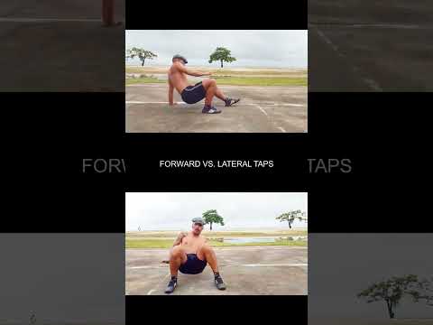 Lateral VS. Forward Floor Taps #locomotion #workout #fullbodyworkout #mobility #shorts #fitness