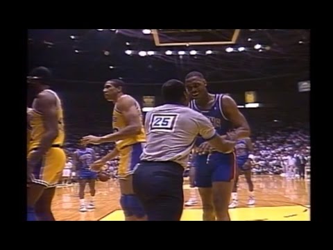 Rick Mahorn  - 1989 NBA Finals Fights & Altercations Mix