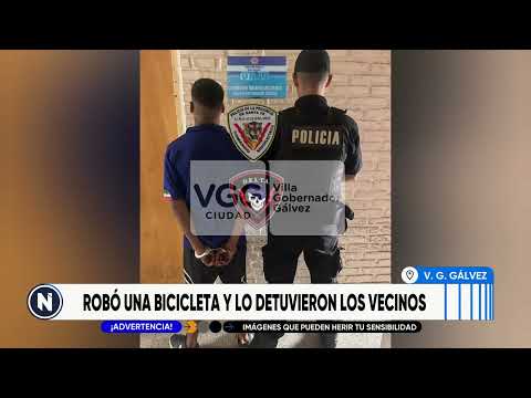 Así fue la detención ciudadana de un delincuente en Villa Gobernador Gálvez | TELEFE ROSARIO