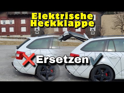 Elektrische Heckklappe Reparatur/Ersetzen. Skoda Octavia 2015